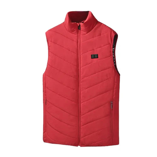 Gilet chauffant rouge